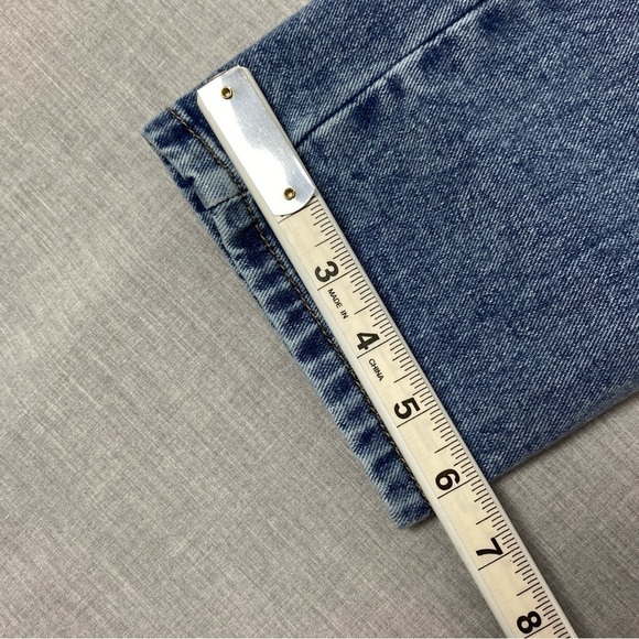 Aeropostale Curvy Mom Jeans Womens 2 Light Blue High Rise Tapered Leg - Picture 11 of 11